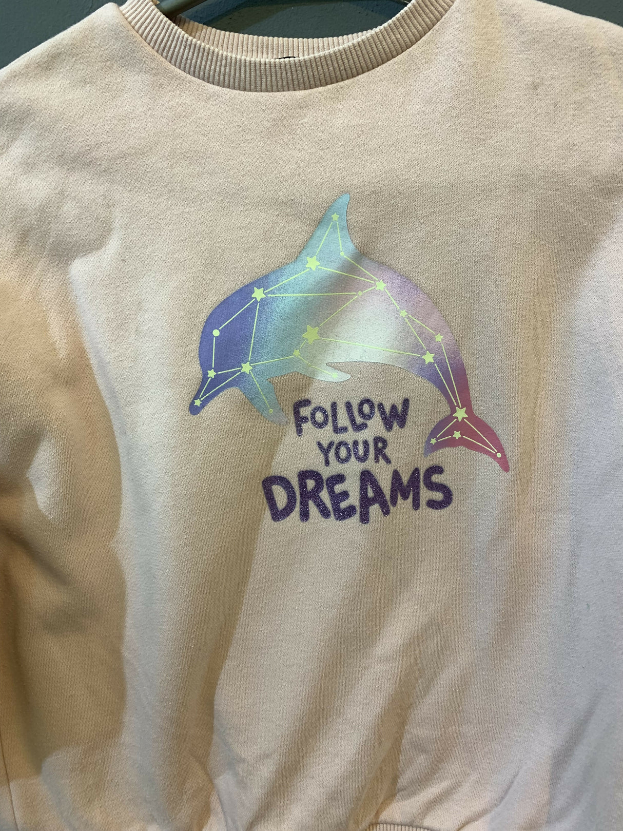 Follow Your Dreams Sweatshirt | Baby Winters | 6 to 8 Yrs | Worn Once