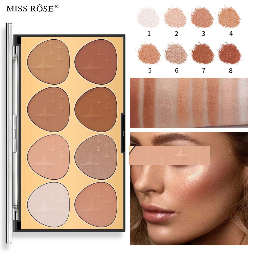Buy Miss Rose Fashion Contouring Powder Wide Application Brighten Exquisite Face in Pakistan