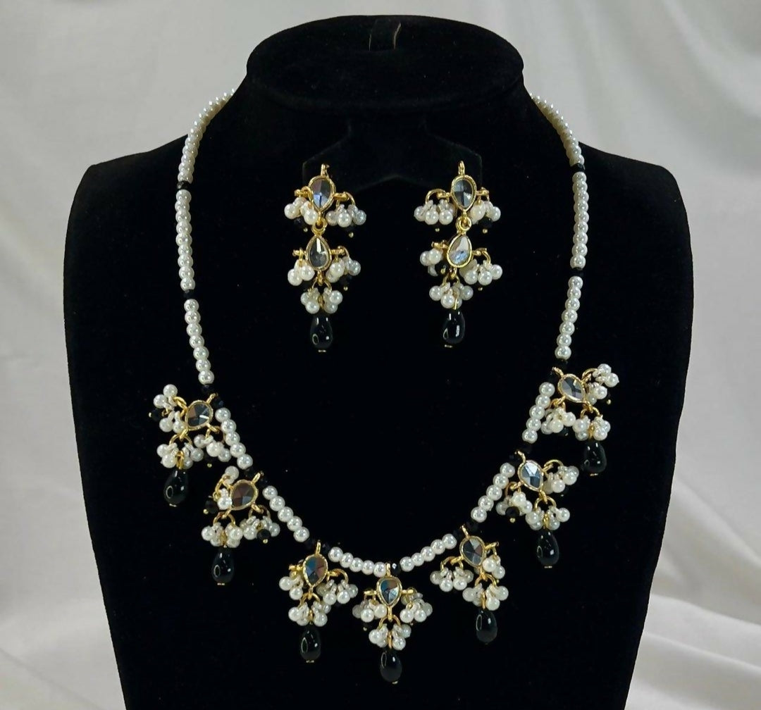 Pearl Drop Necklace Set-00012 | Women Jewelry | Wedding Jewelry & Sets | Brand New