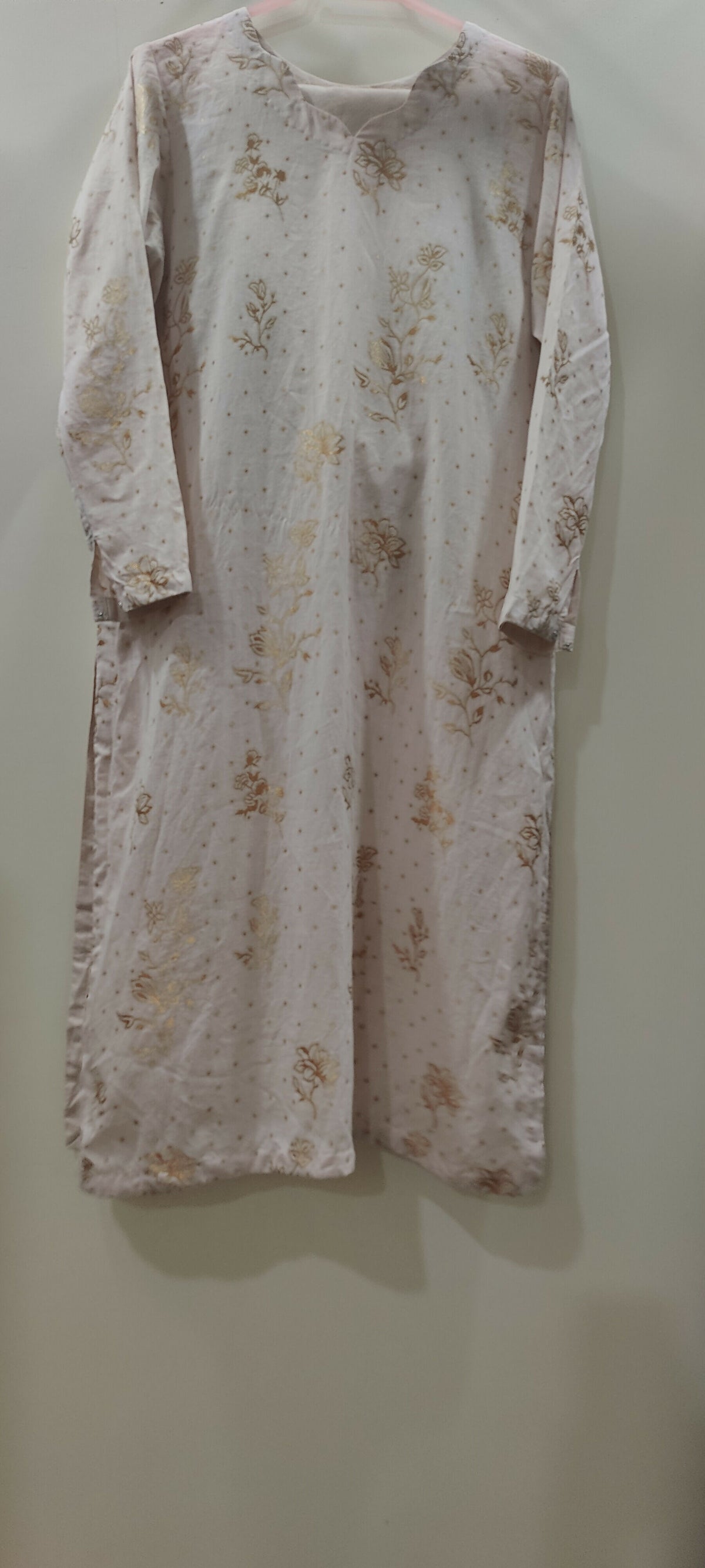 Alkaram Studio | Women Branded Kurta | Tea Pink | Medium | Worn Once