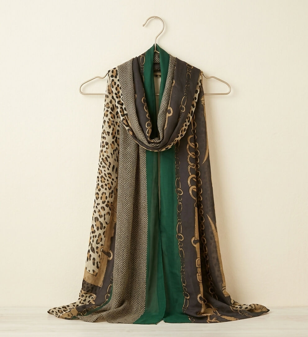Printed Stylish Scarf | Women Accessories | Hijabs & Scarves | Standard | Preloved