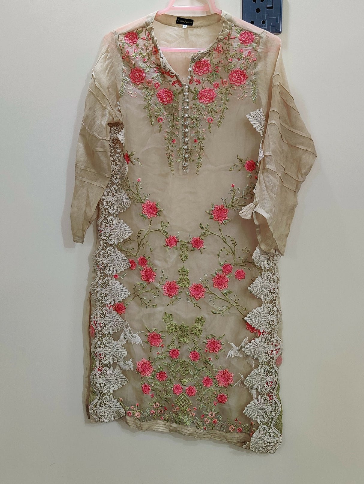 Agha Noor | Women Branded Kurta | Medium | New