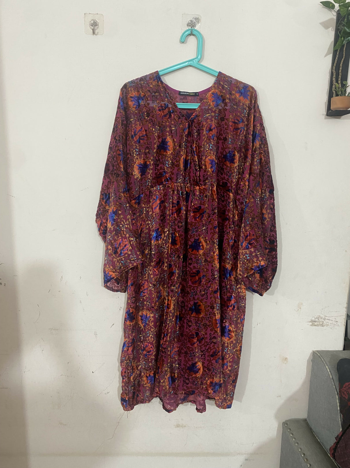 Generation Velvet Dress | Women Branded Kurta | Medium | New