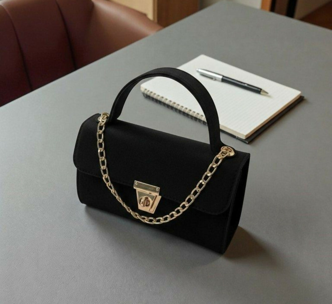 Classic Lock Ladies Handbag-(00076-00079) | Women Bags | Brand New