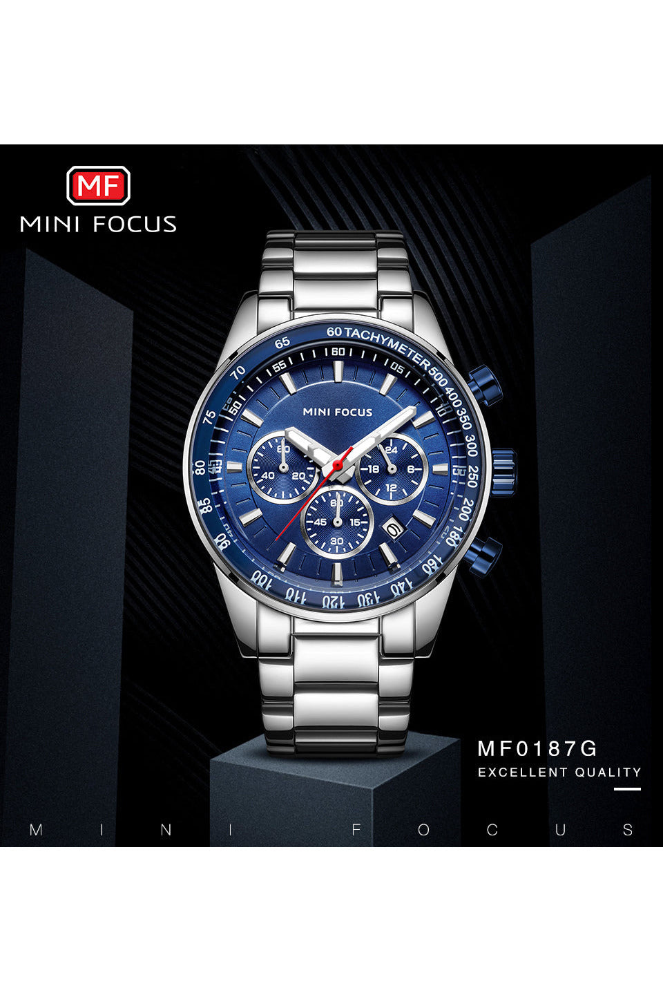 Buy Mini Focus MF-0187G-3 Watch for Men in Pakistan