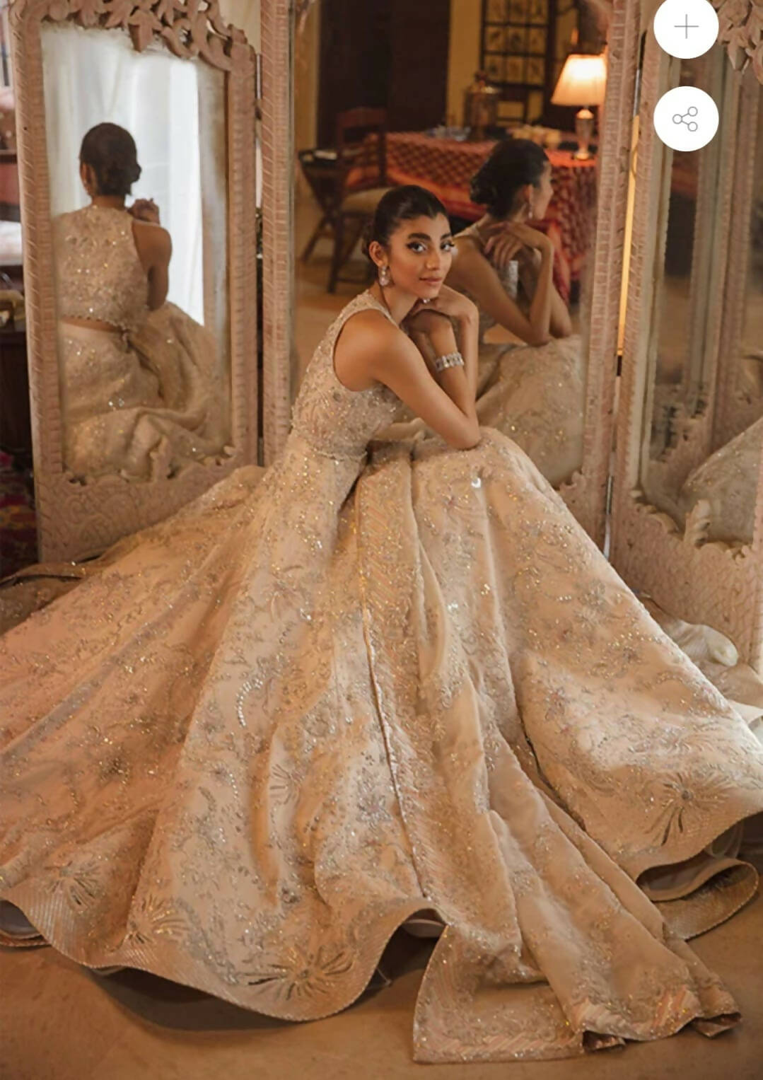 Suffuse | Stylized Maxi| Women Bridals | Small | Preloved