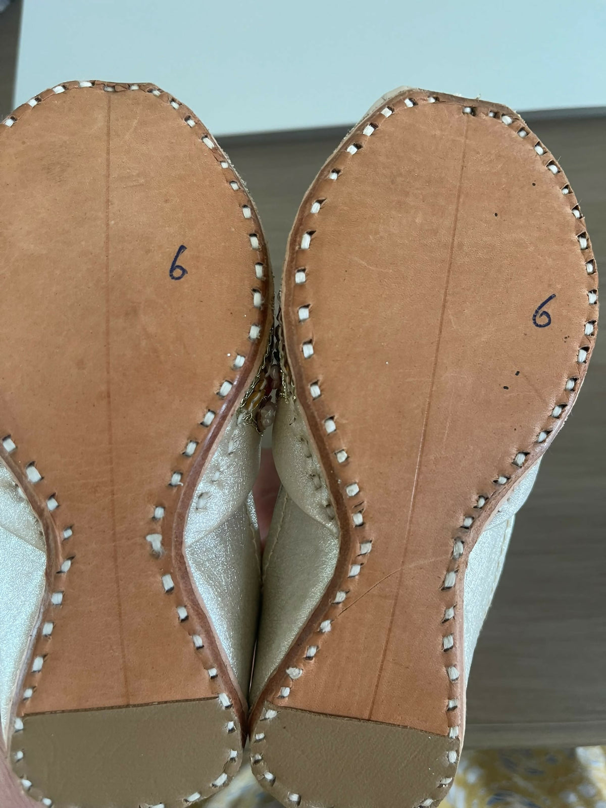 Khussa | Kids | Girls Shoes | Size: 6 | Beige | Brand New