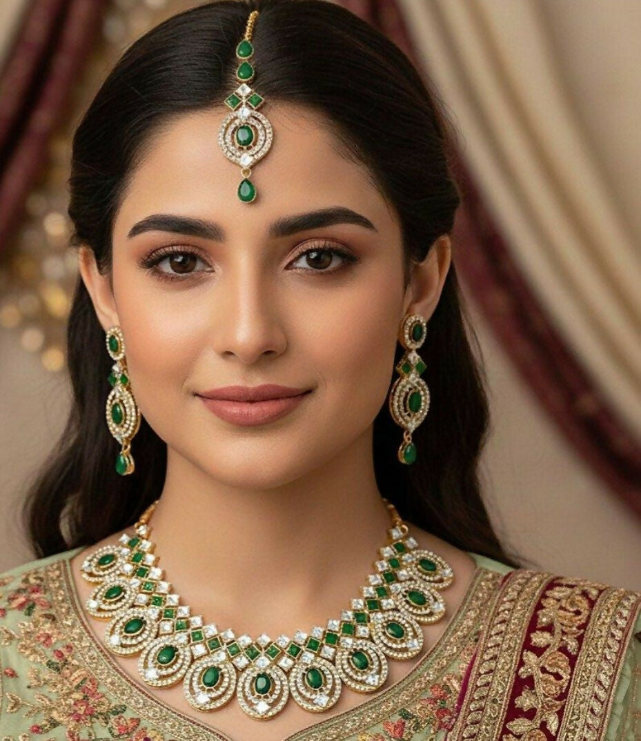 Oval/Square Necklace Set-00028 | Women Jewelry | Wedding Jewelry & Sets | Brand New