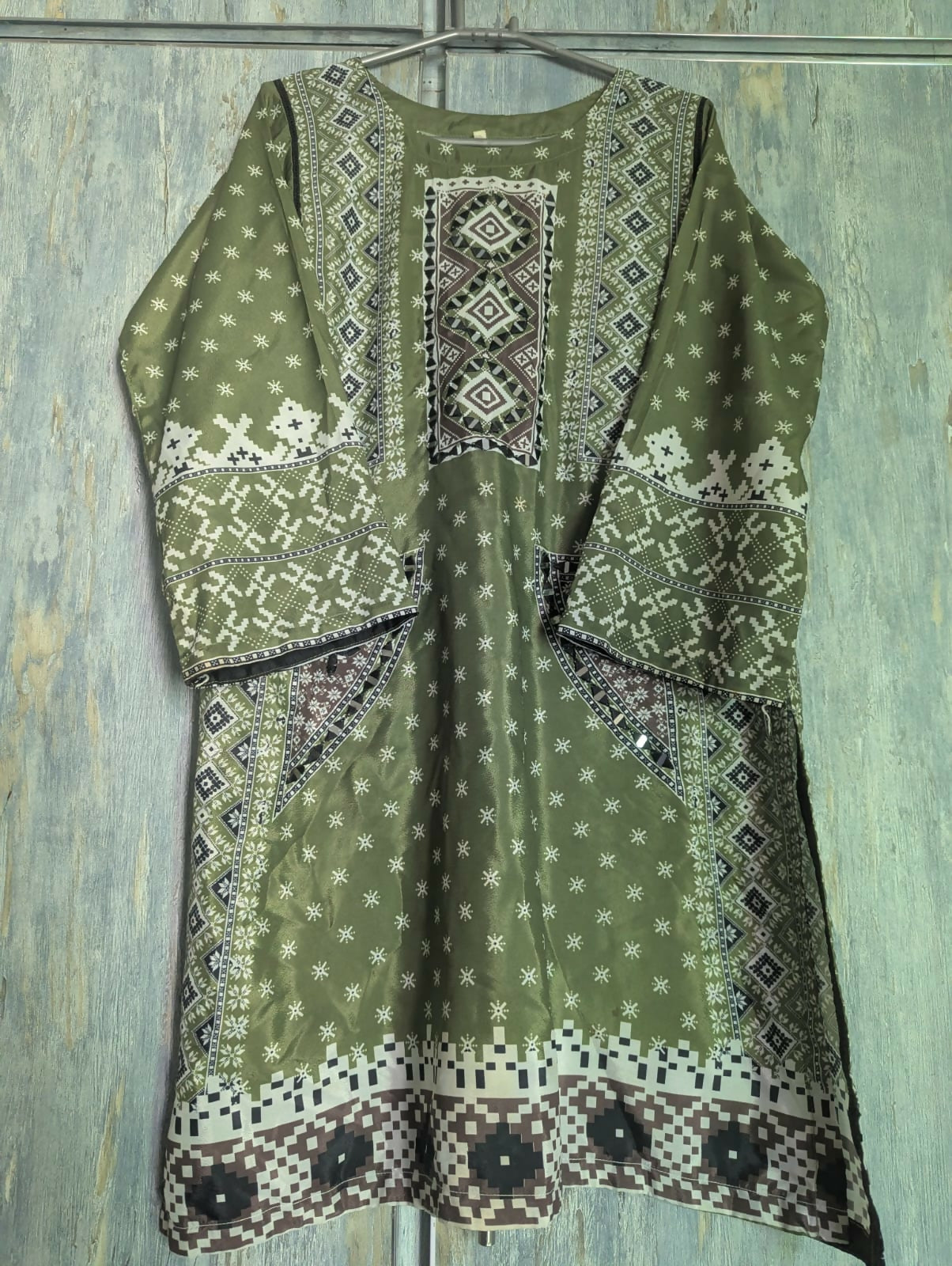2 PC Georgette Suit | Women Locally Made Kurta | Small | Worn Once