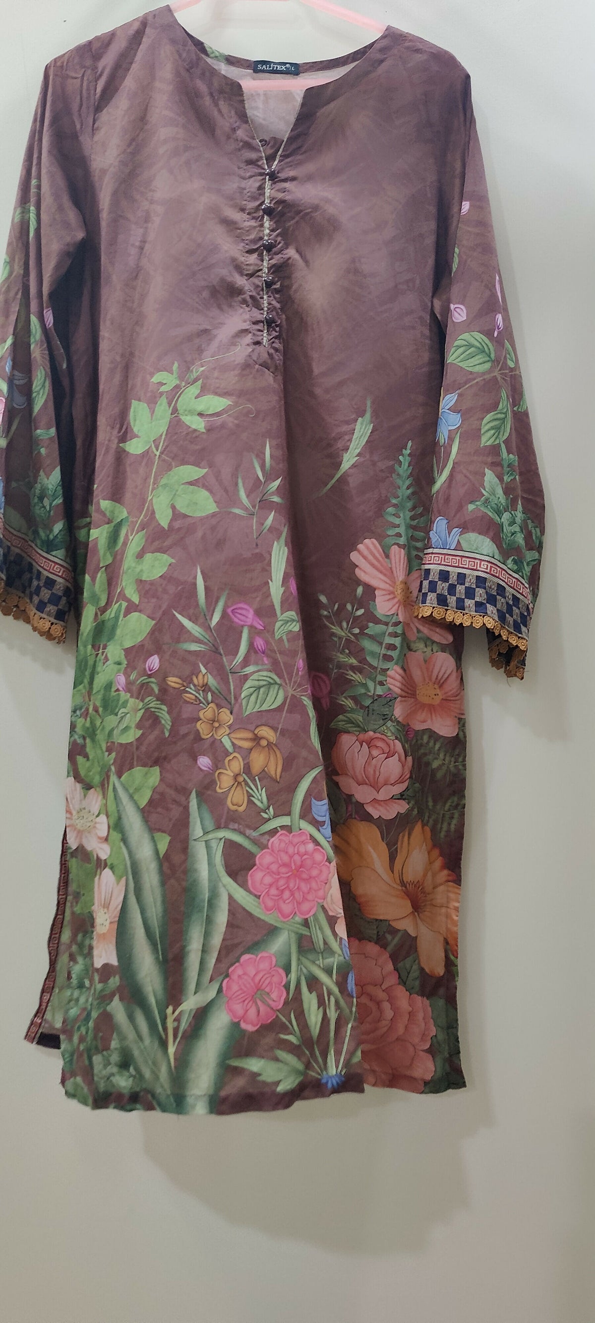 Salitex | Women Branded Kurta | Brown | Large | Worn Once