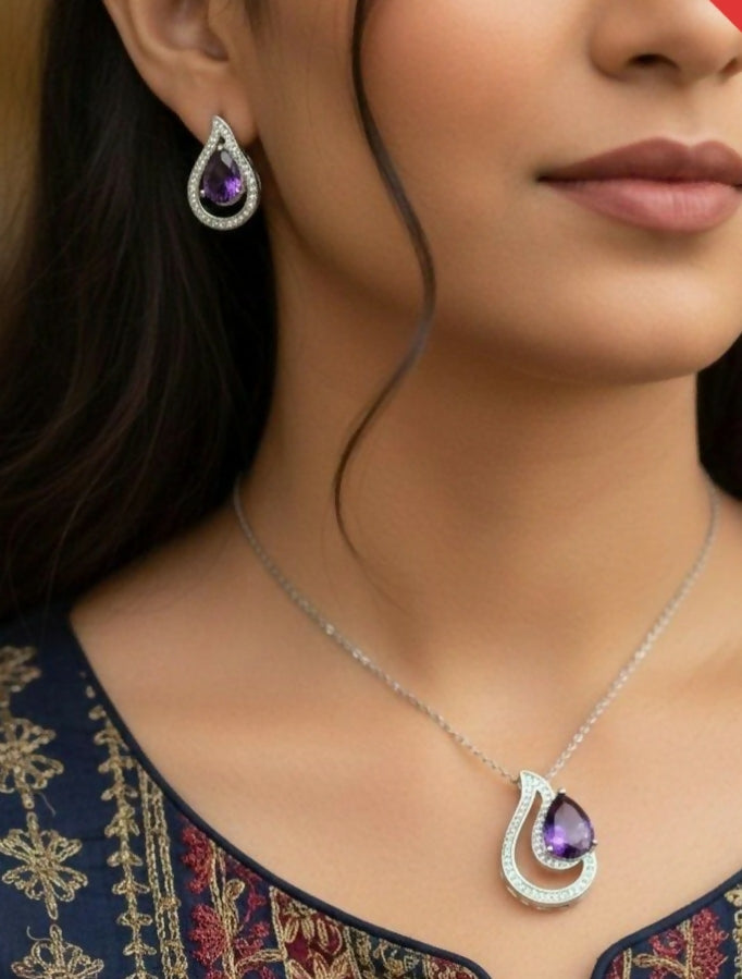 Imported Tear Drop set-00721 | Women Jewelry | Necklaces & Pendants | Brand New