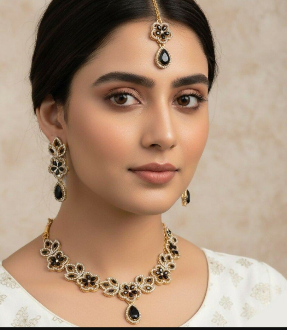 Tear Flower Necklace Set-00027 | Women Jewelry | Wedding Jewelry & Sets | Brand New