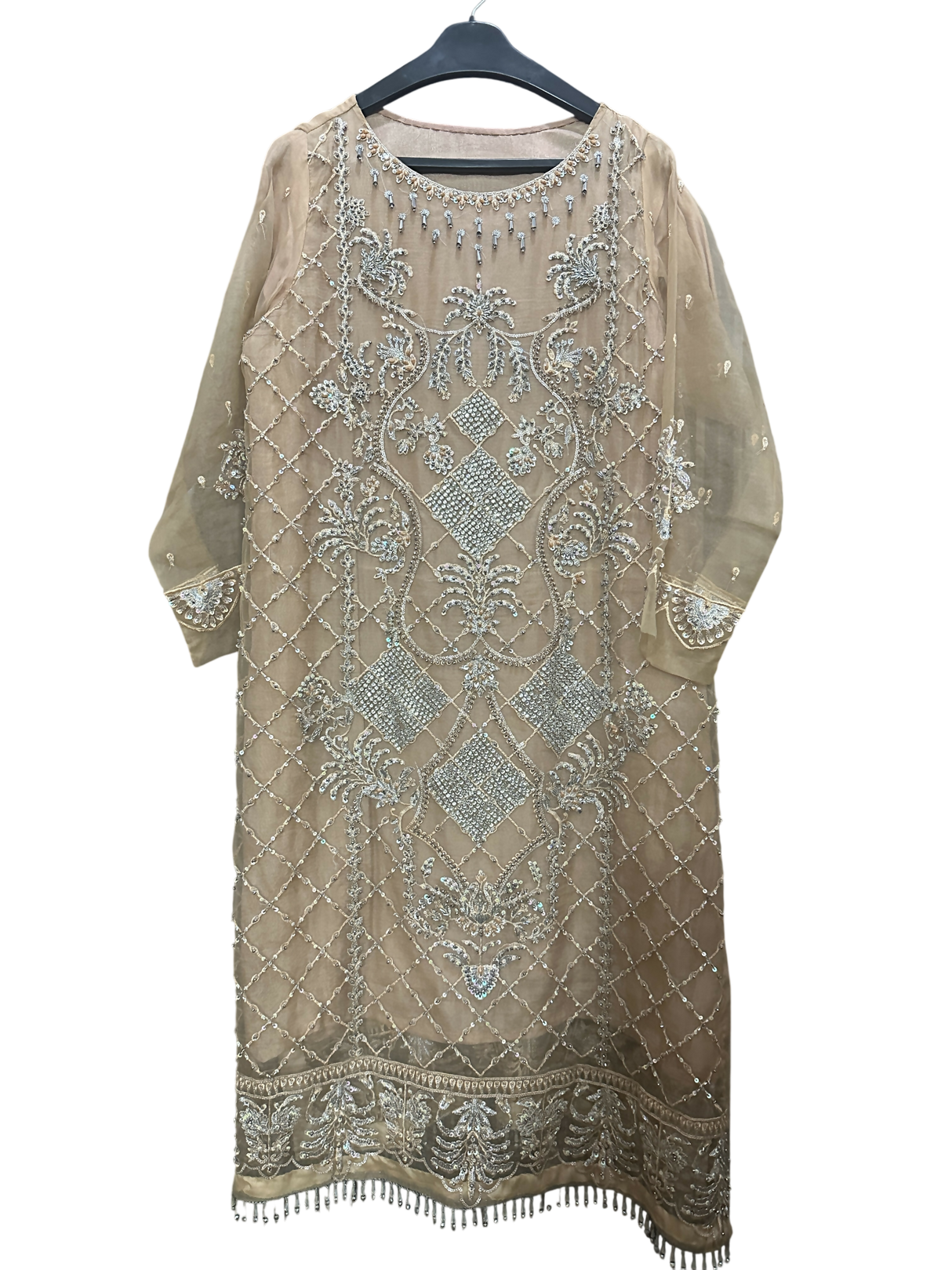 Beige | Women Locally Made Formals | Small | New