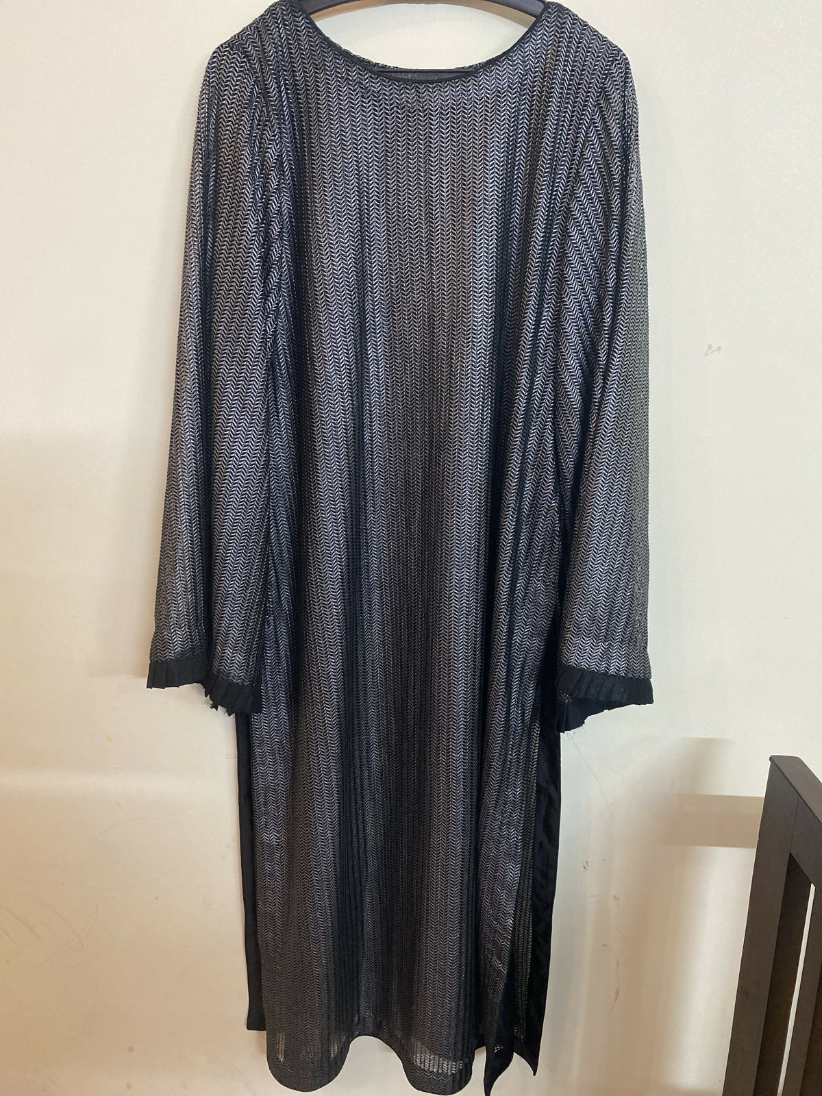 Long Net Shirt | Women Locally Made Shirt | Grey | Medium | New