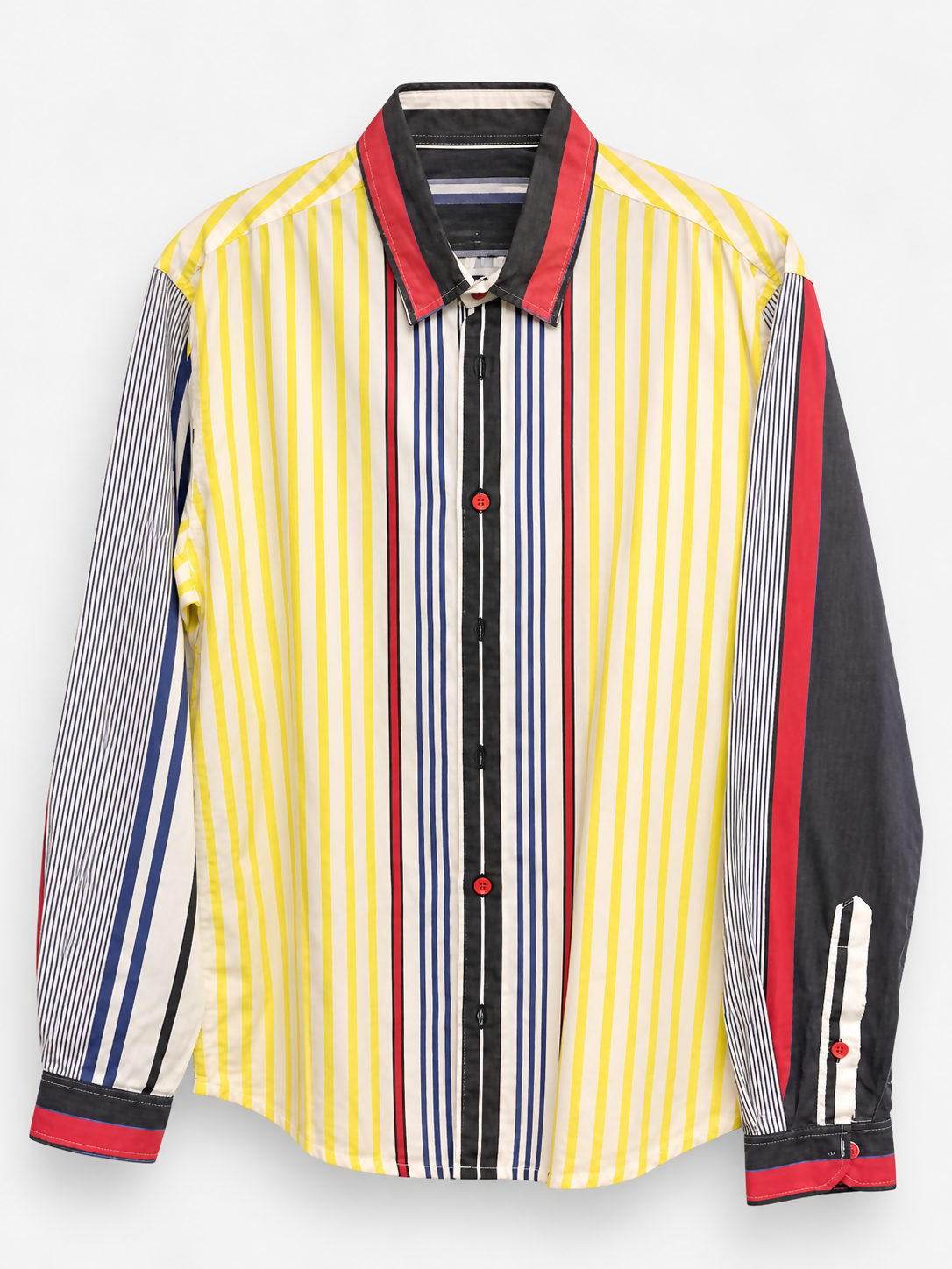 Red & Yellow Casual Shirt | Men Shirts & Tops | Medium | Preloved