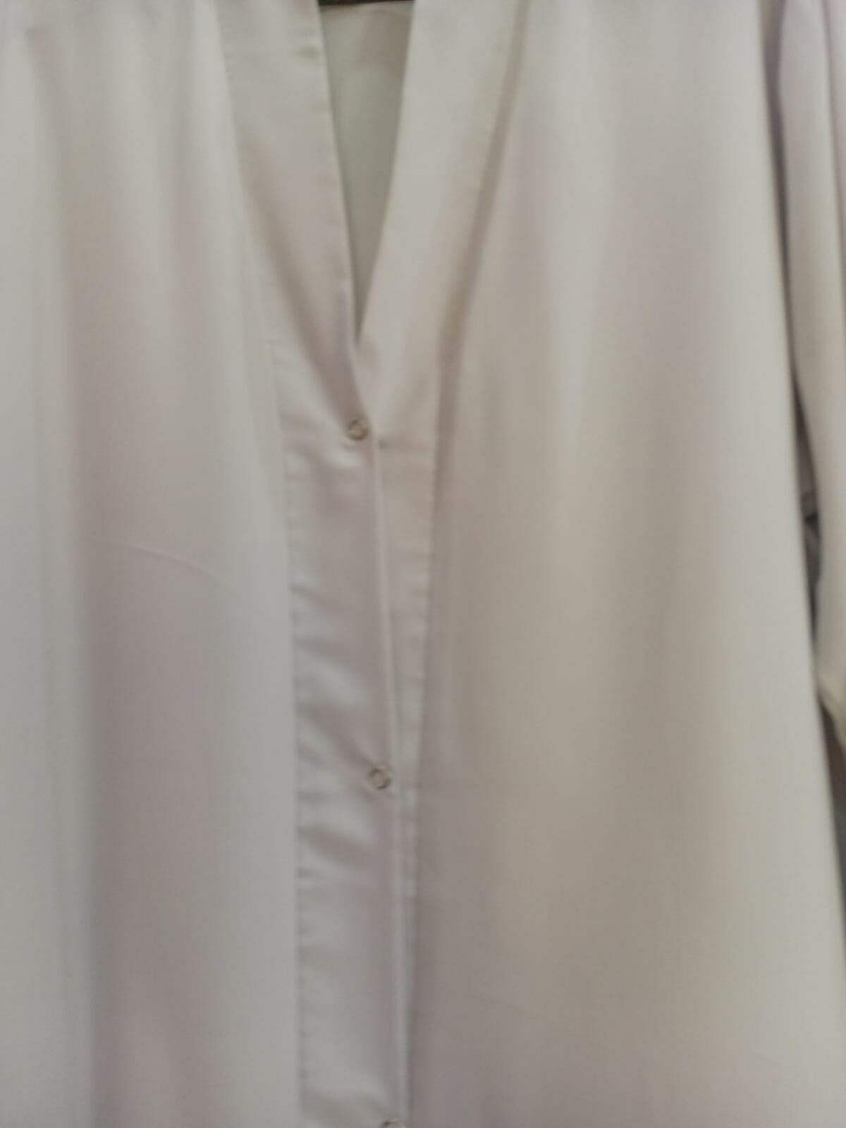 Pearl-Grey Heart Embroided Sleeves Front Open Abaya| Women Accessories | Large | Brand New