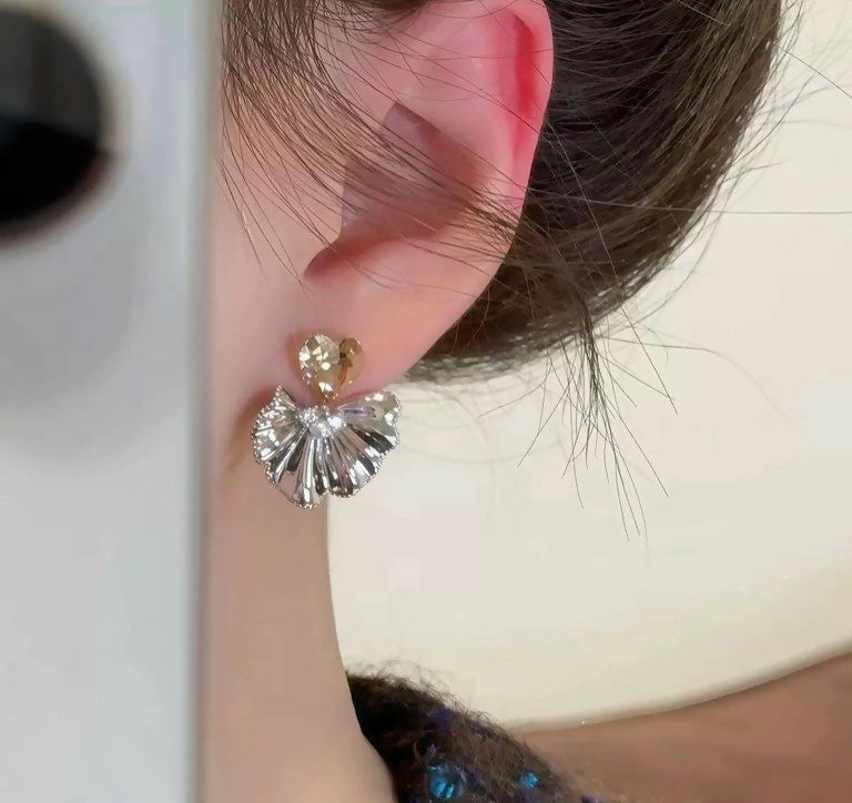 Heart Laef Drop Earring-00685 | Women Jewelry | Earrings | Brand New