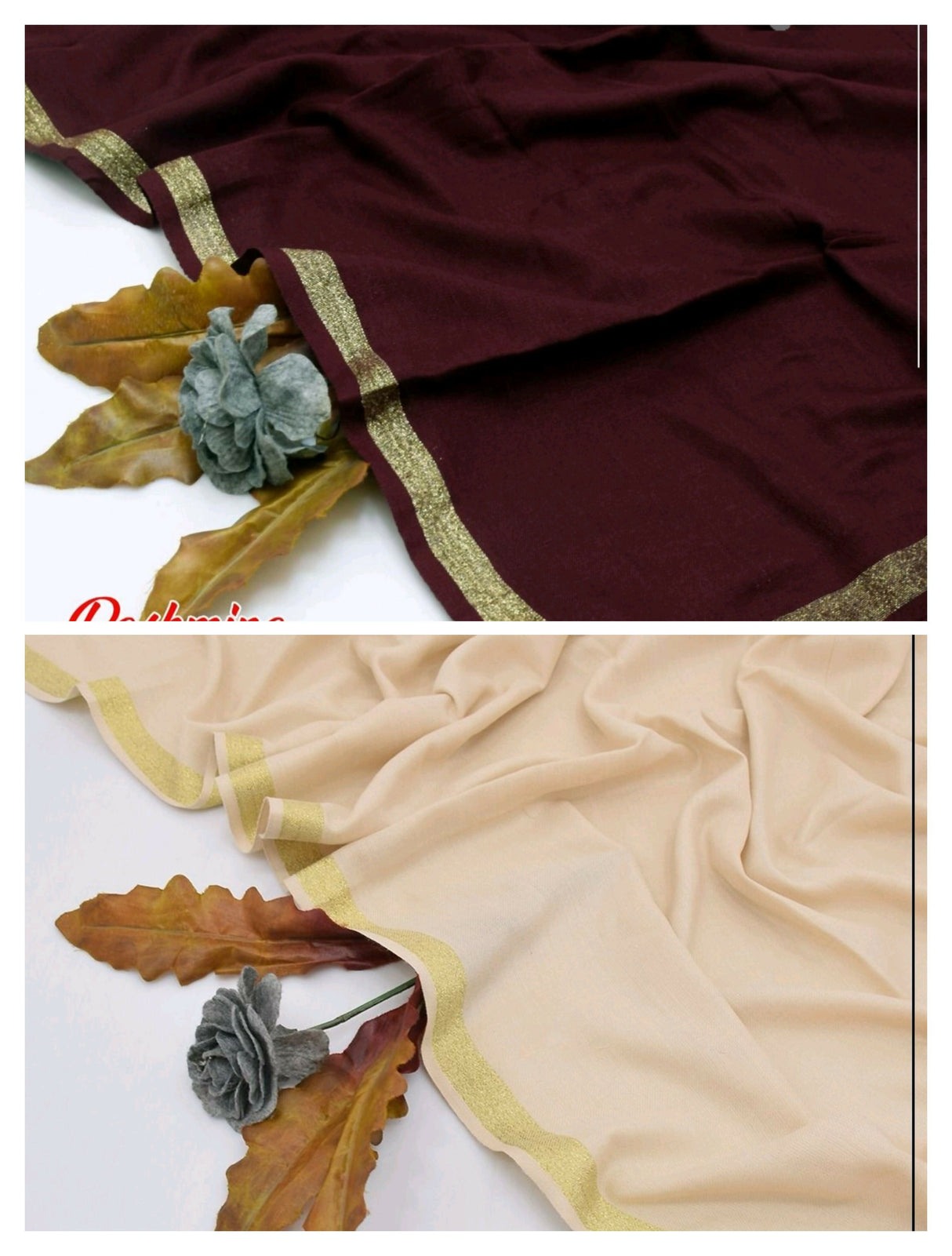 Pack of 2 shawls | Pashmina Wool shawl | Women Accessories | Brand New