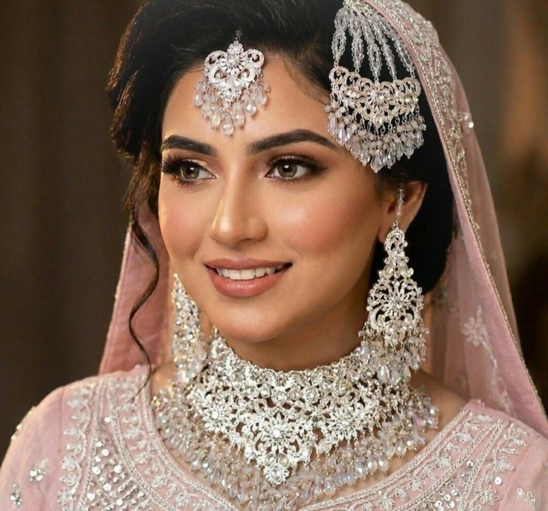 Flower Bridal Necklace Set-00022 | Women Jewelry | Wedding Jewelry & Sets | Brand New