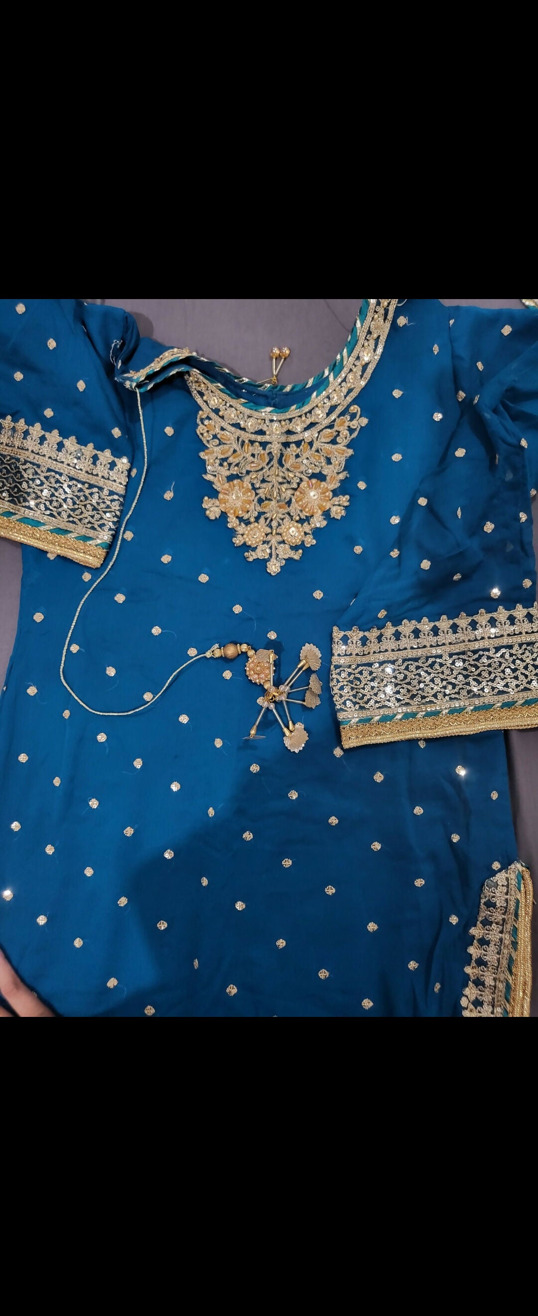 Sharara Set | Women Locally Made Formals | Medium | Worn Once