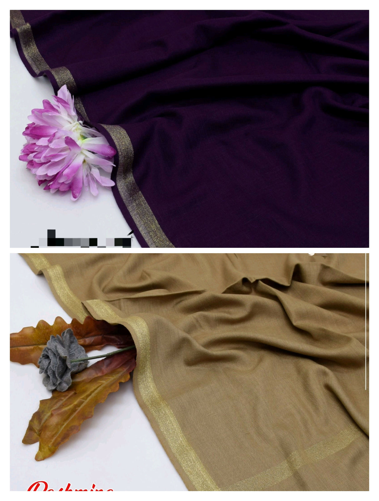 Pack of 2 shawls | Pashmina Wool shawl | Women Accessories | Brand New