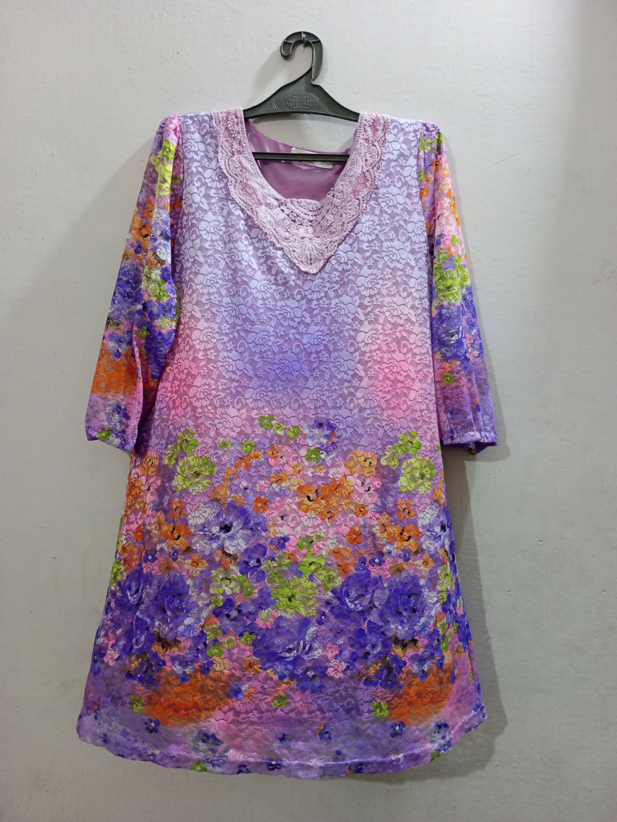 Beautiful Net Top | Women Tops & Shirts | Purple | Medium | Worn Once