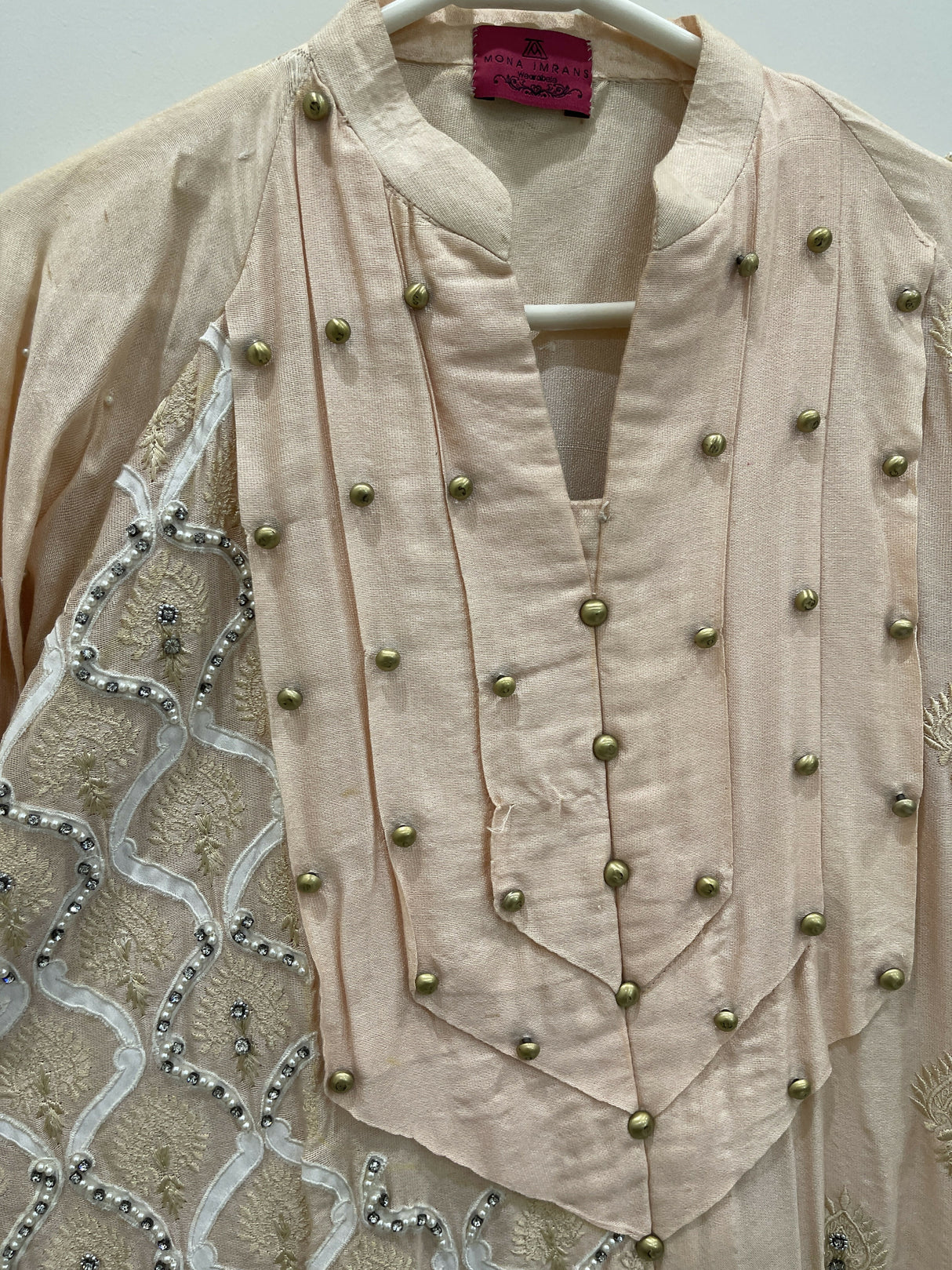 Peach Kurta | Women Locally Made Formals | Small | Preloved