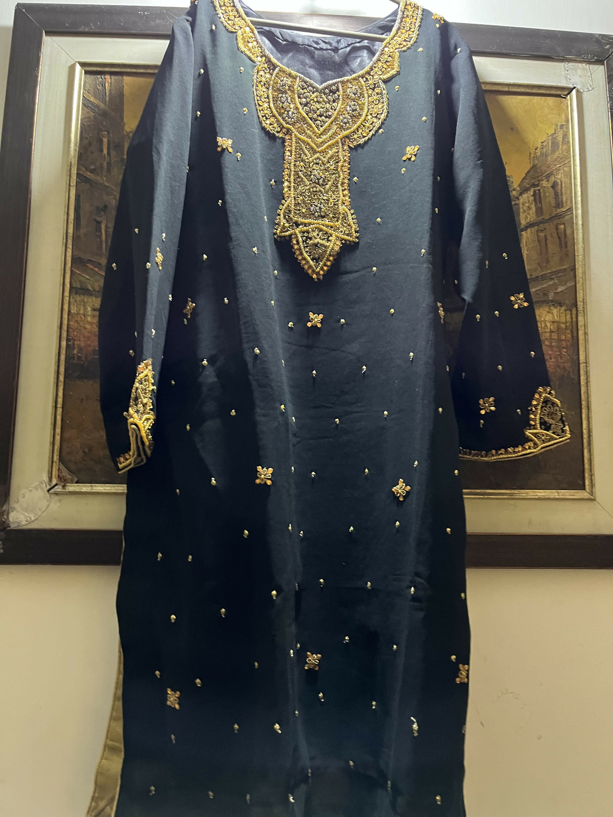 Black festive Kurta | Women Locally Made Formals | Medium | New