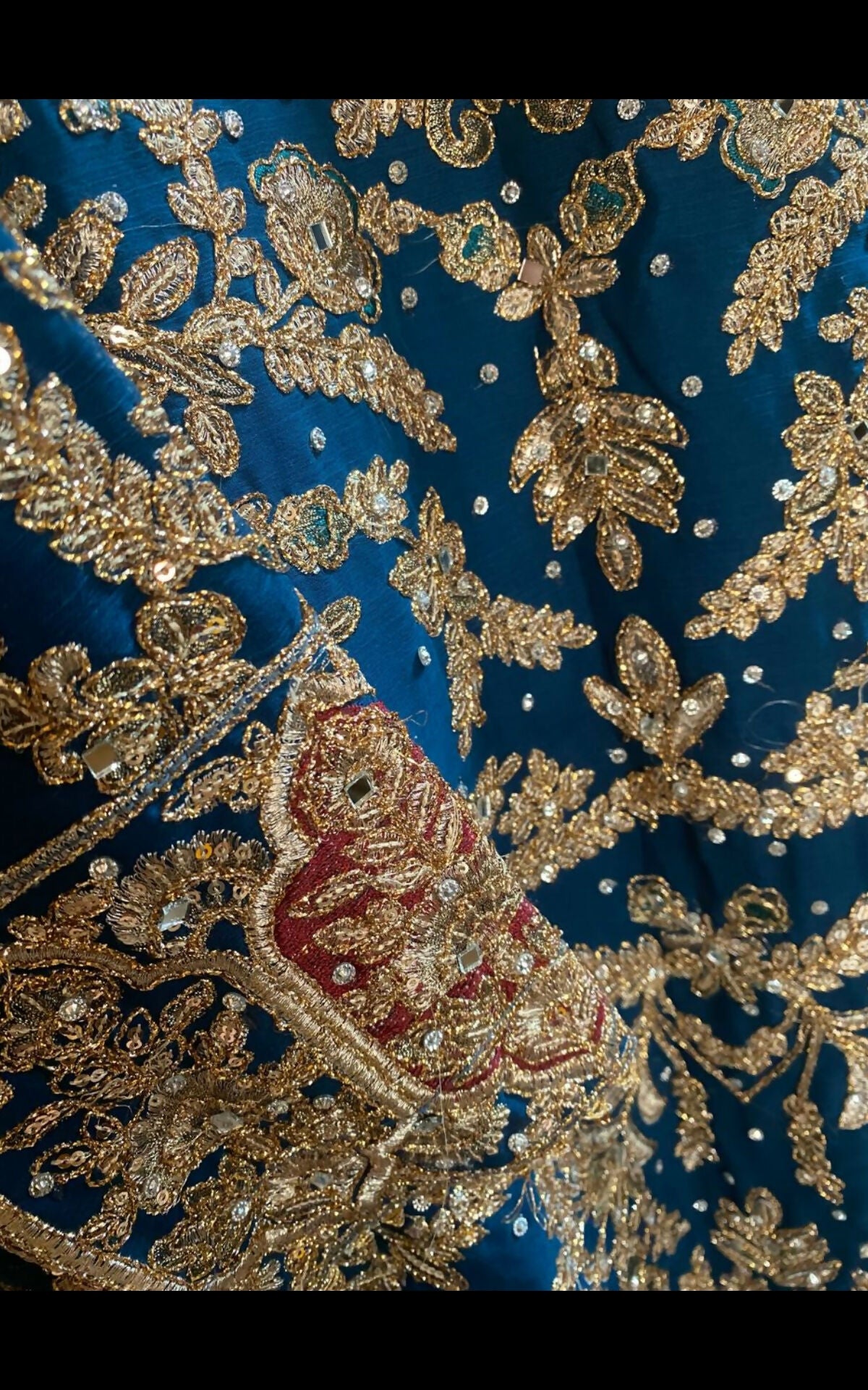 Haseen Official Three Piece Formal Fancy Dress | Women Branded Kurta | Small |Worn Once