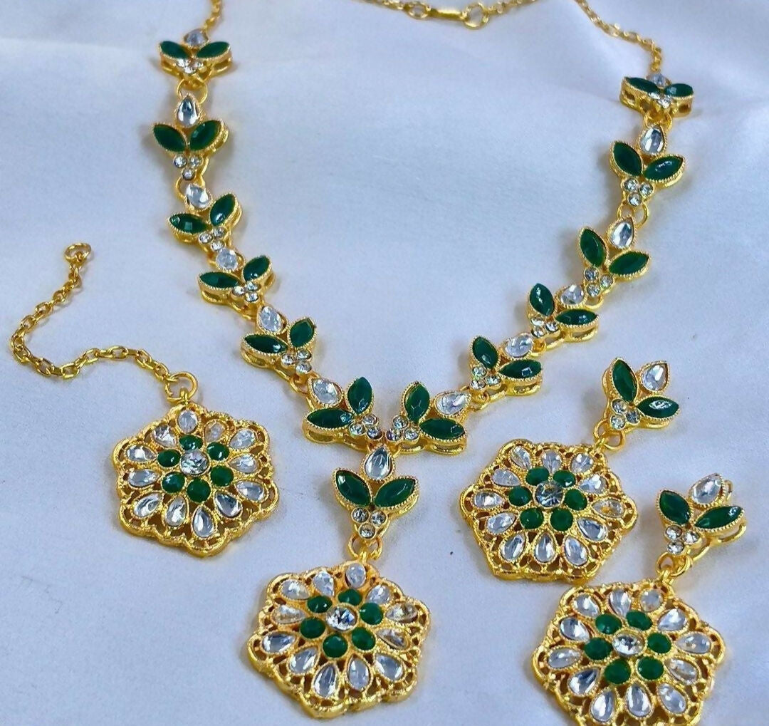 Tear/Flower Drop Necklace Set-00006 | Women Jewelry | Wedding Jewelry & Sets | Brand New