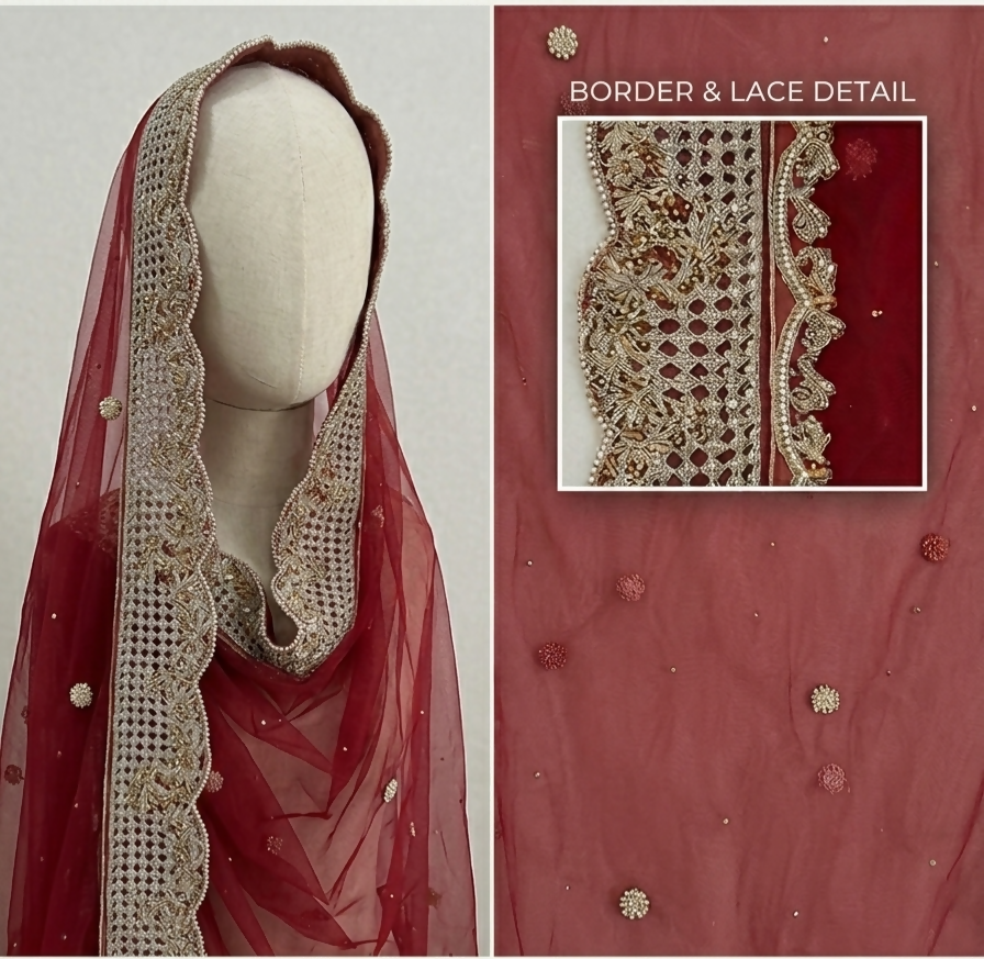 Majestic Red Bridal Suit | Women Bridals | Small | Worn Once