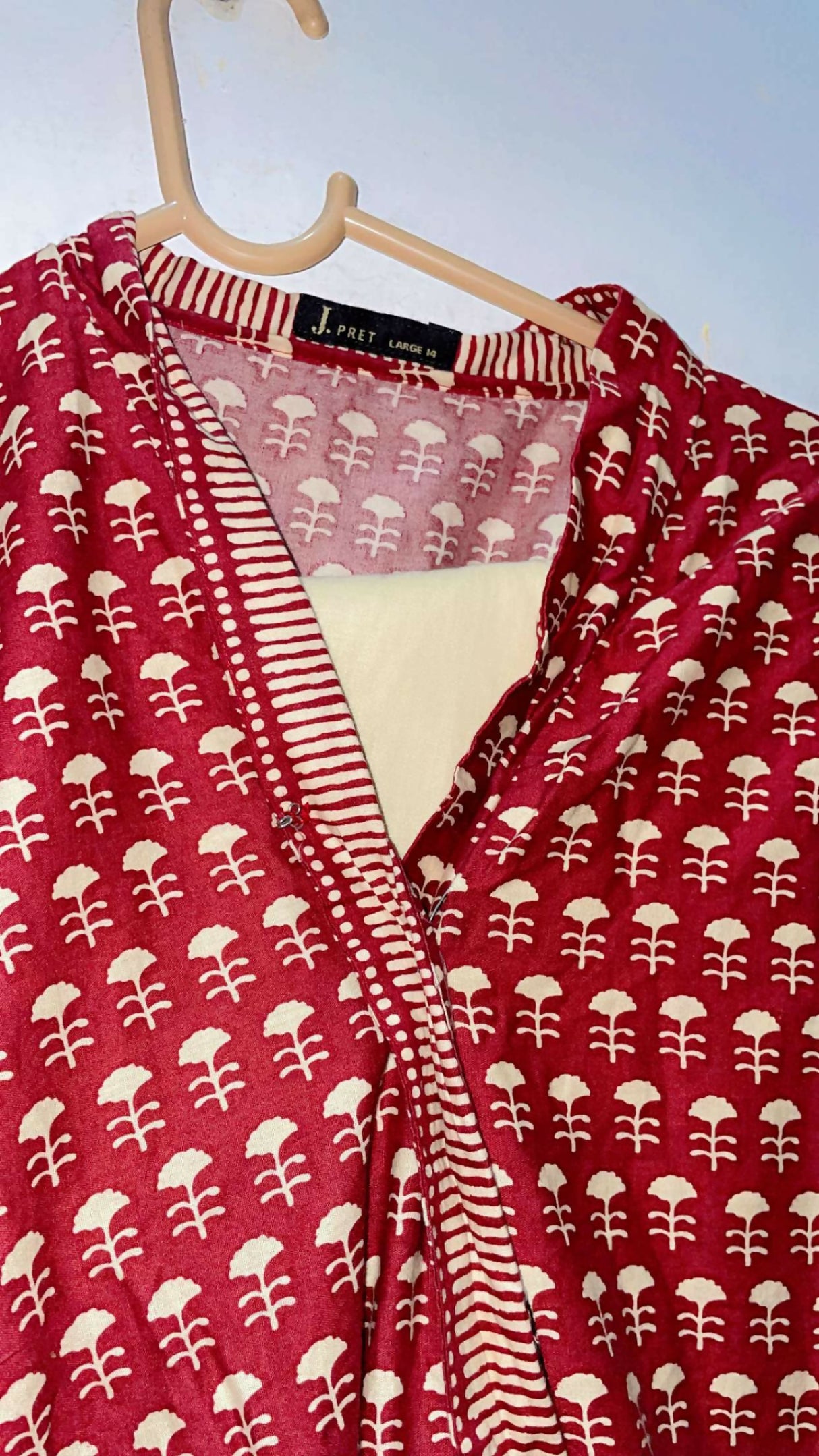 J. Junaid Jamshed | Women Branded Kurta | Large | Preloved
