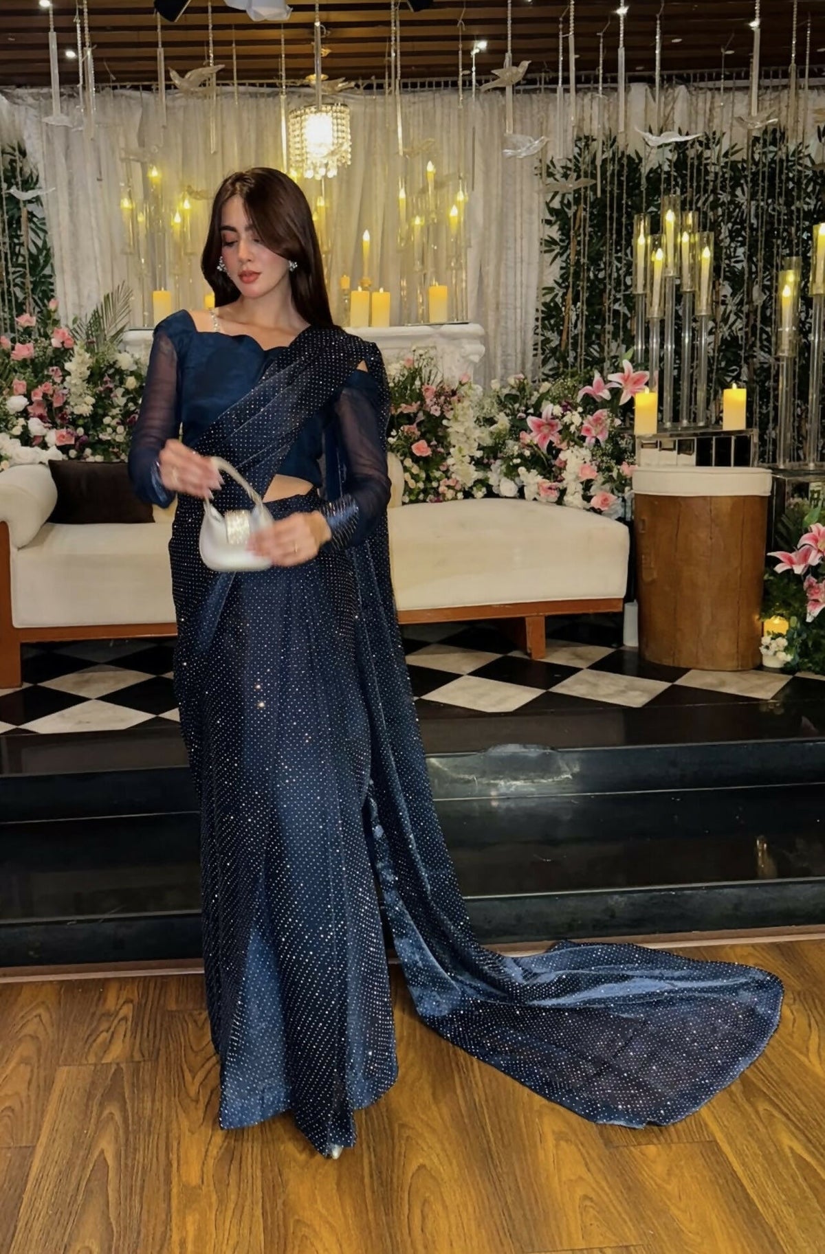 Selia | Women Branded Formals | Women Sarees | Small | Worn Once