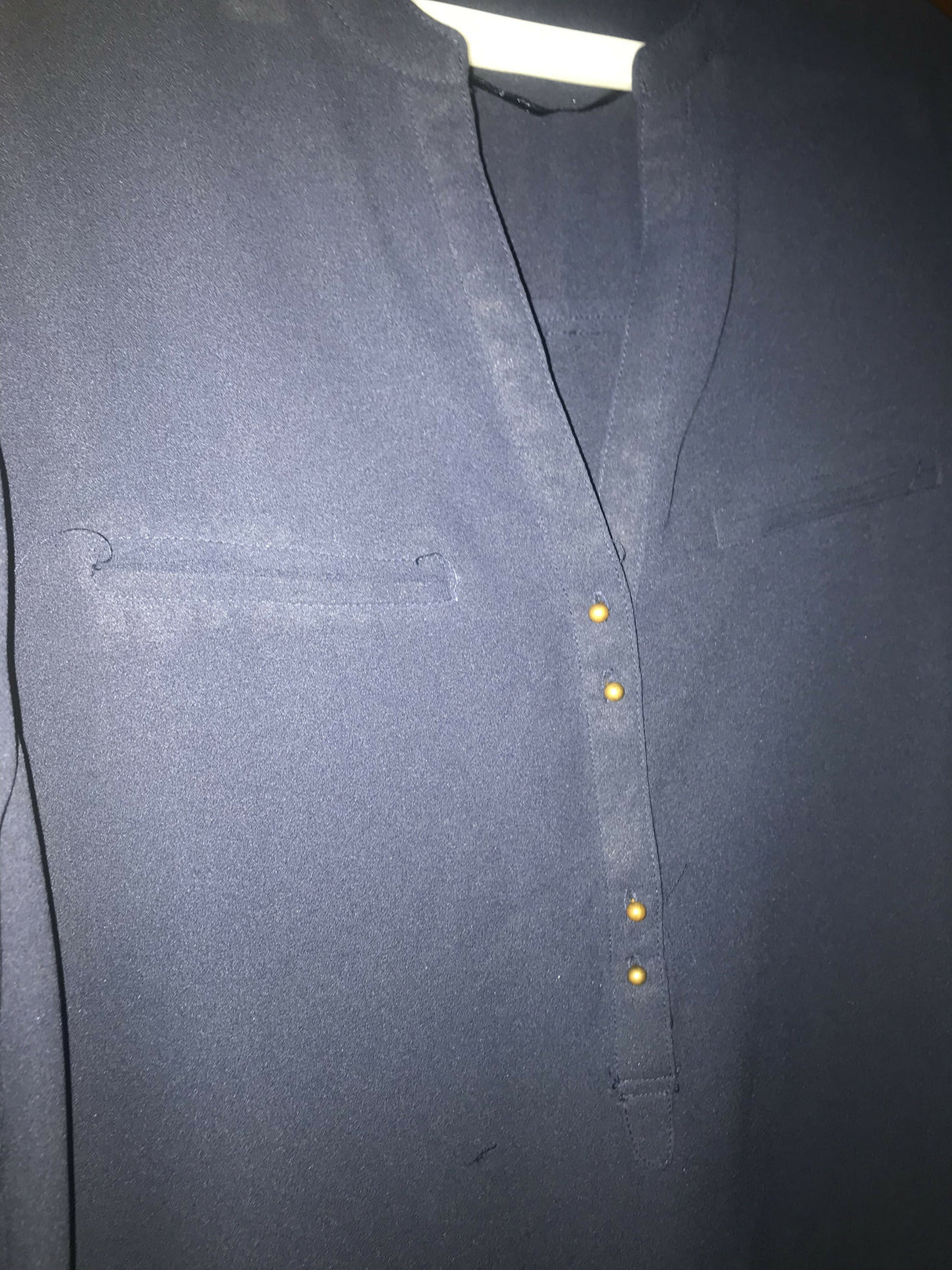 Navy Blue Shirt | Women Locally Made Kurta | Small | Worn Once