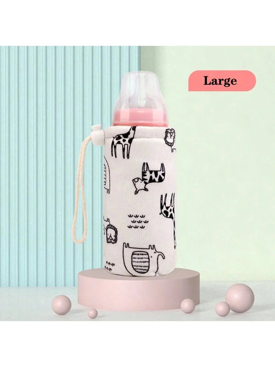 Buy SHEIN Baby Bottle Protective Cover, Portable Cartoon Bottle Sleeve, Outdoor Milk Warmer in Pakistan