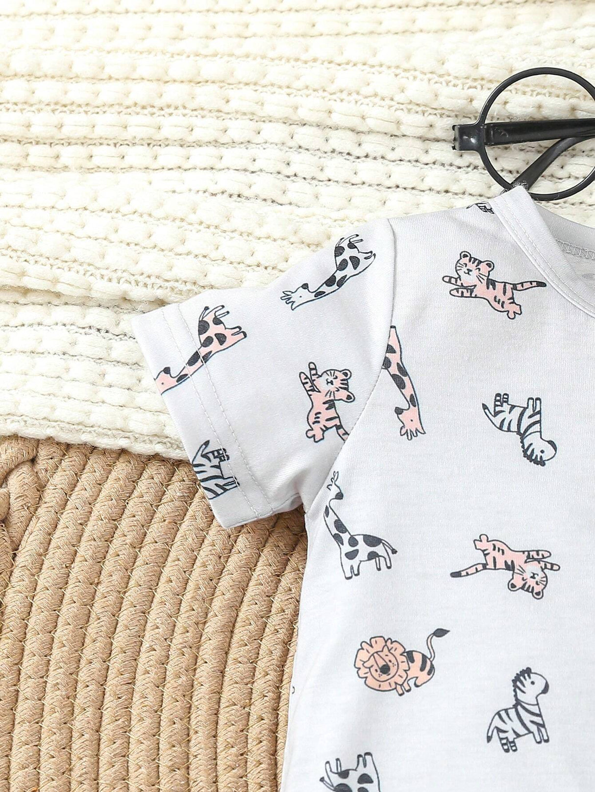 Buy SHEIN Baby Boy's Stylish Casual Striped Print Romper Set Of 3 For Spring/Summer in Pakistan