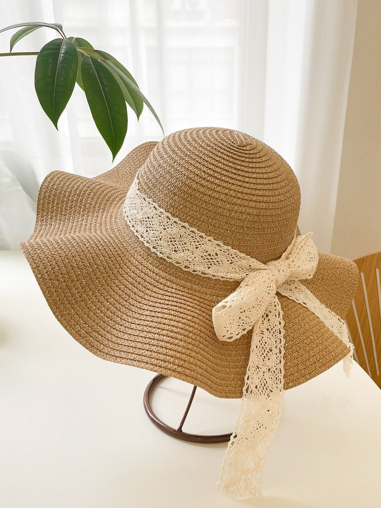 Buy SHEIN Bow Tie Wide Brim Hat in Pakistan