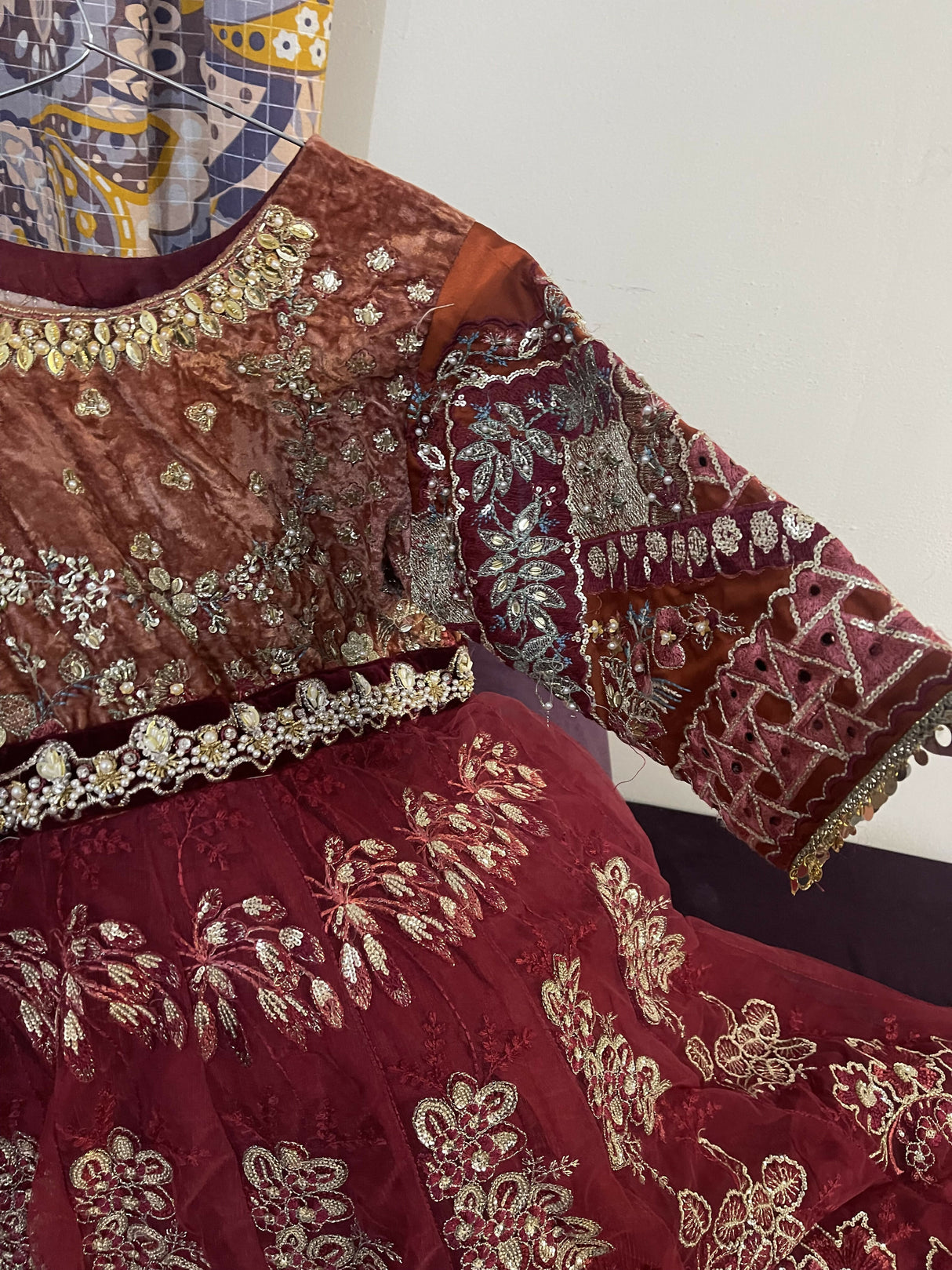 Glorious Red Bridal Maxi | Women Bridals | Medium | Worn Once