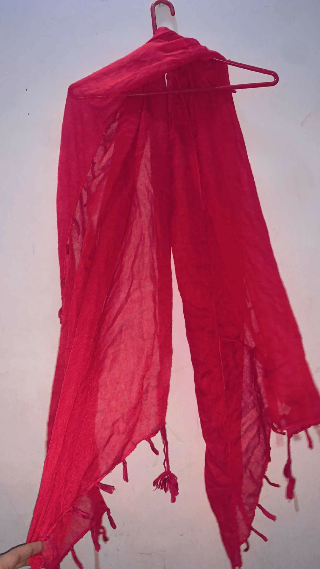 Red Stylish Staller/ Scarf | Women Accessories | Standard | Preloved