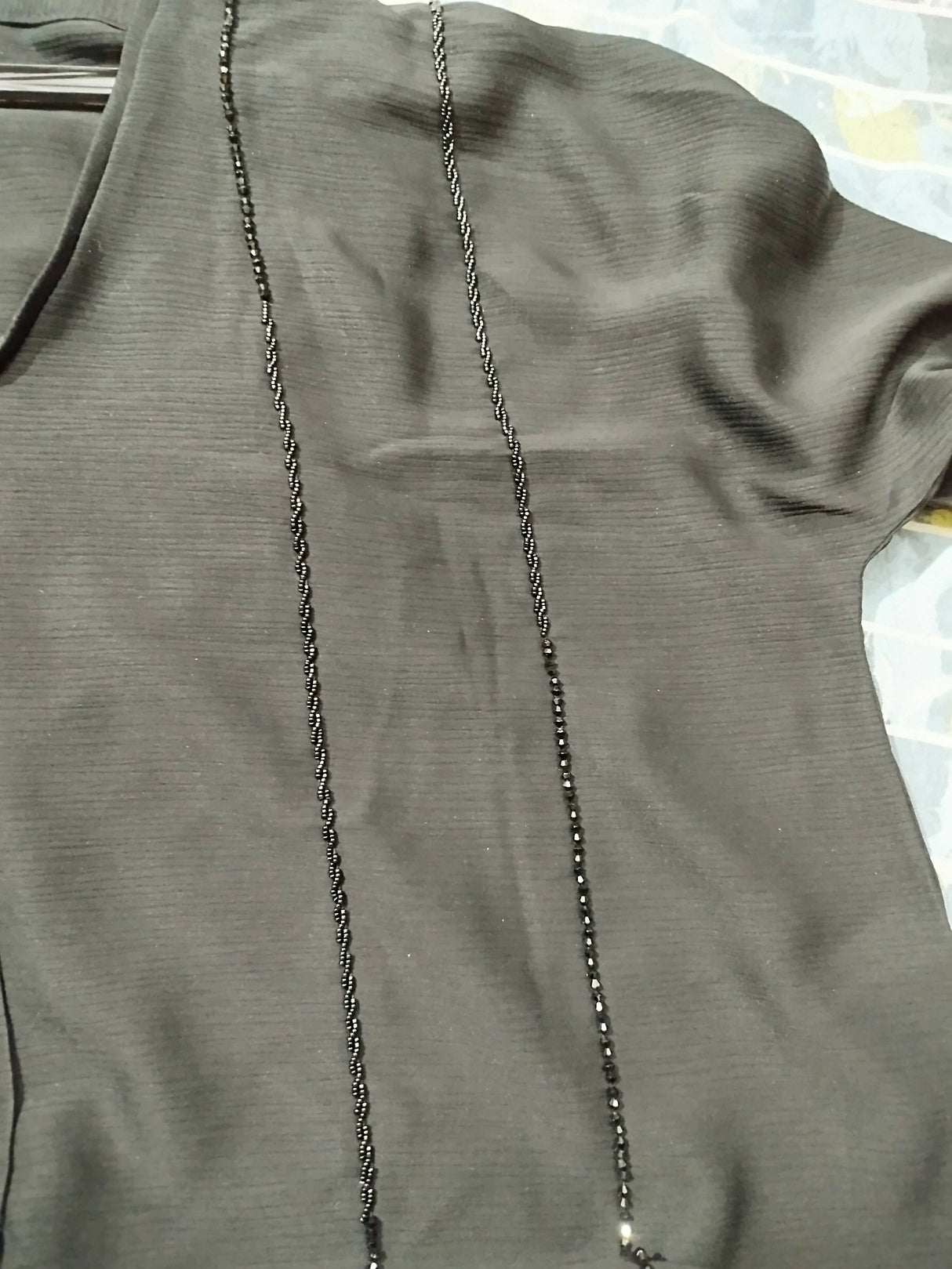 Imported Beautiful Handwork Black Abaya | Women Accessories | Large | New