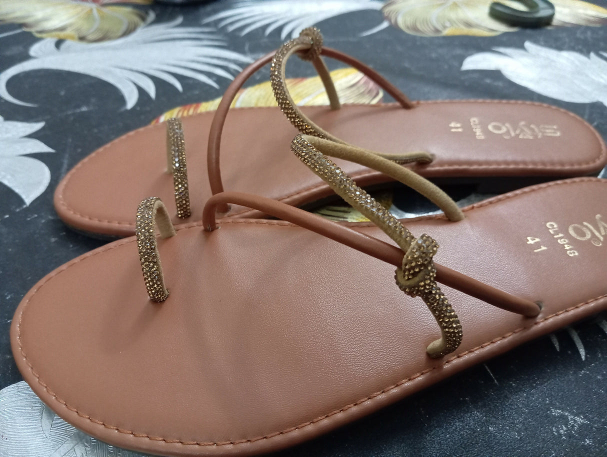 Stylo | Women Shoes | Sandals & Flats | Size: 41 | Brown | Brand New