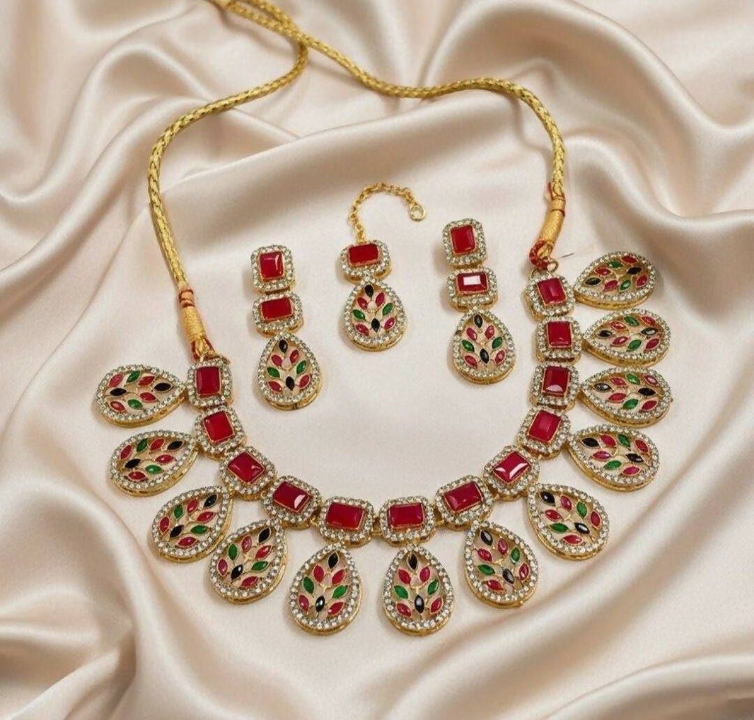 Marquise/Tear Drop Necklace Set-00032 | Women Jewelry | Wedding Jewelry & Sets | Brand New