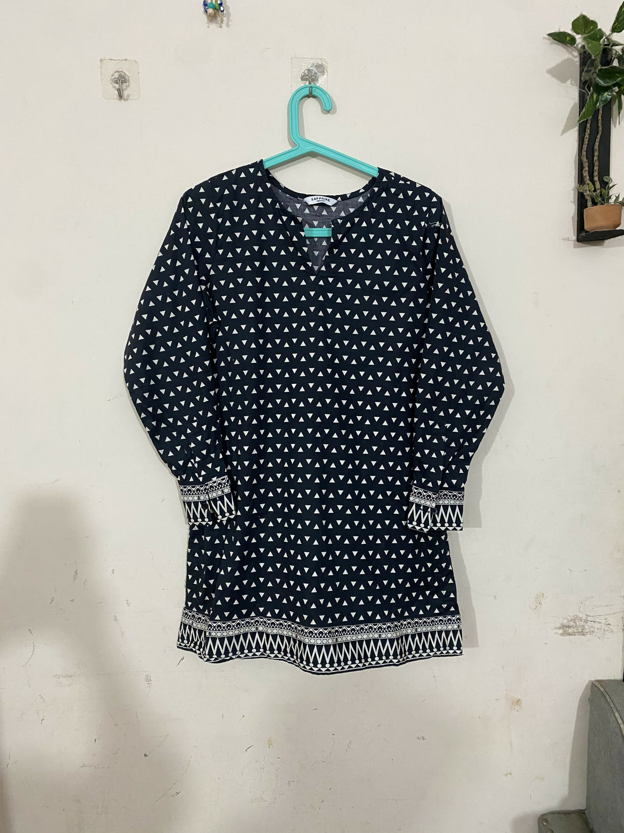 Sapphire 2 Pcs | Women Branded Kurta | Small | Preloved