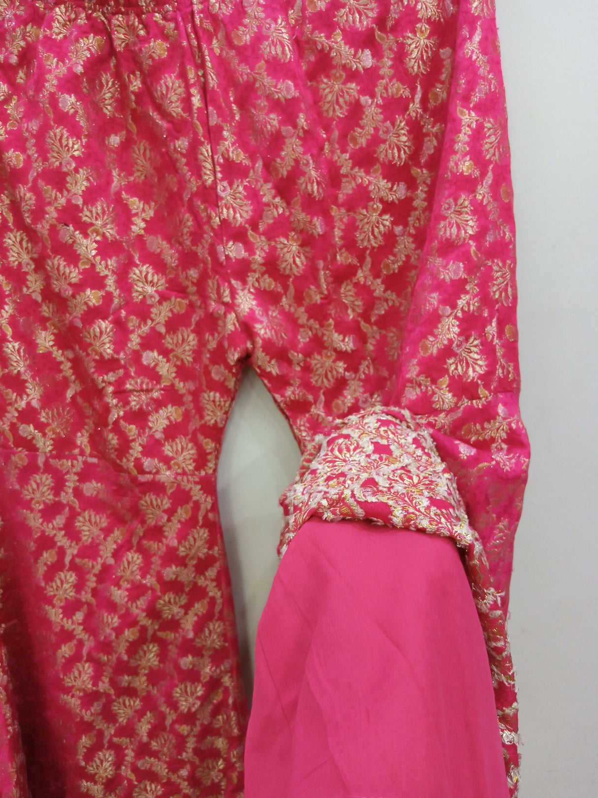 Purple Angharka with Shocking Pink | Women Locally Made Formals | Large | Preloved
