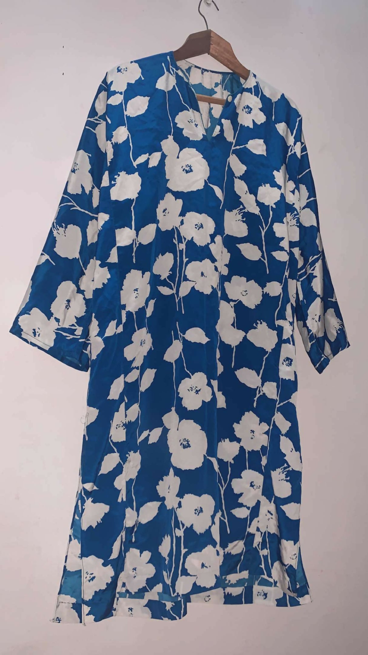 Blue Shirt | Women Locally Made Kurta | Medium | Worn Once