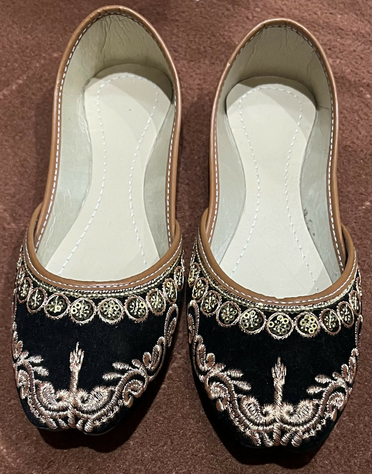 Black Khussa | Women Shoes | Sandals & Flats | Size: 8 | Worn Once