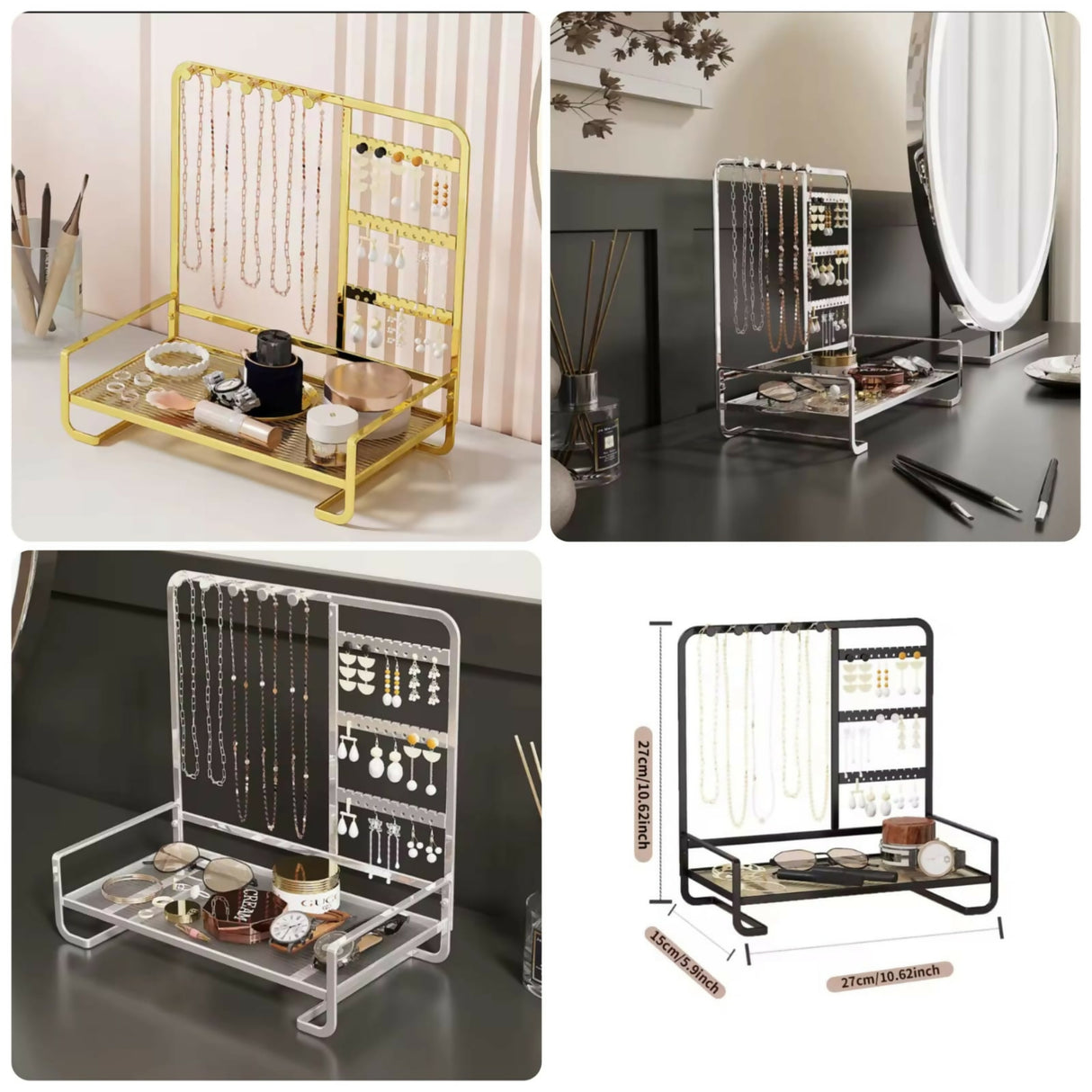 Elegant Metal Jewellery Stand | For Your Home | Home & Decore | Brand New