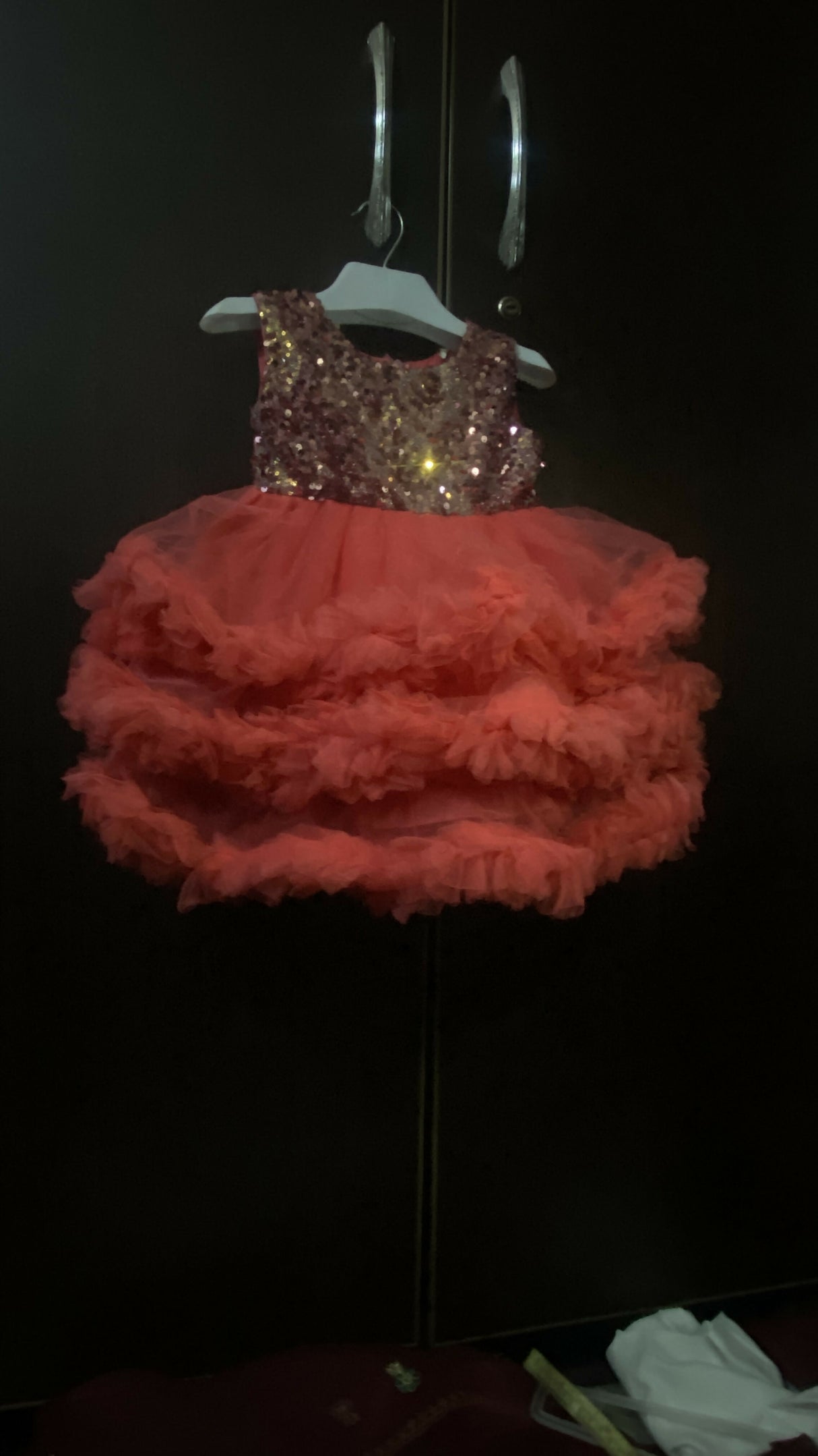 Rose Pink Baby Frock | Kids | Girls Skirts & Dresses | Size:1 to 2 Yrs | Preloved