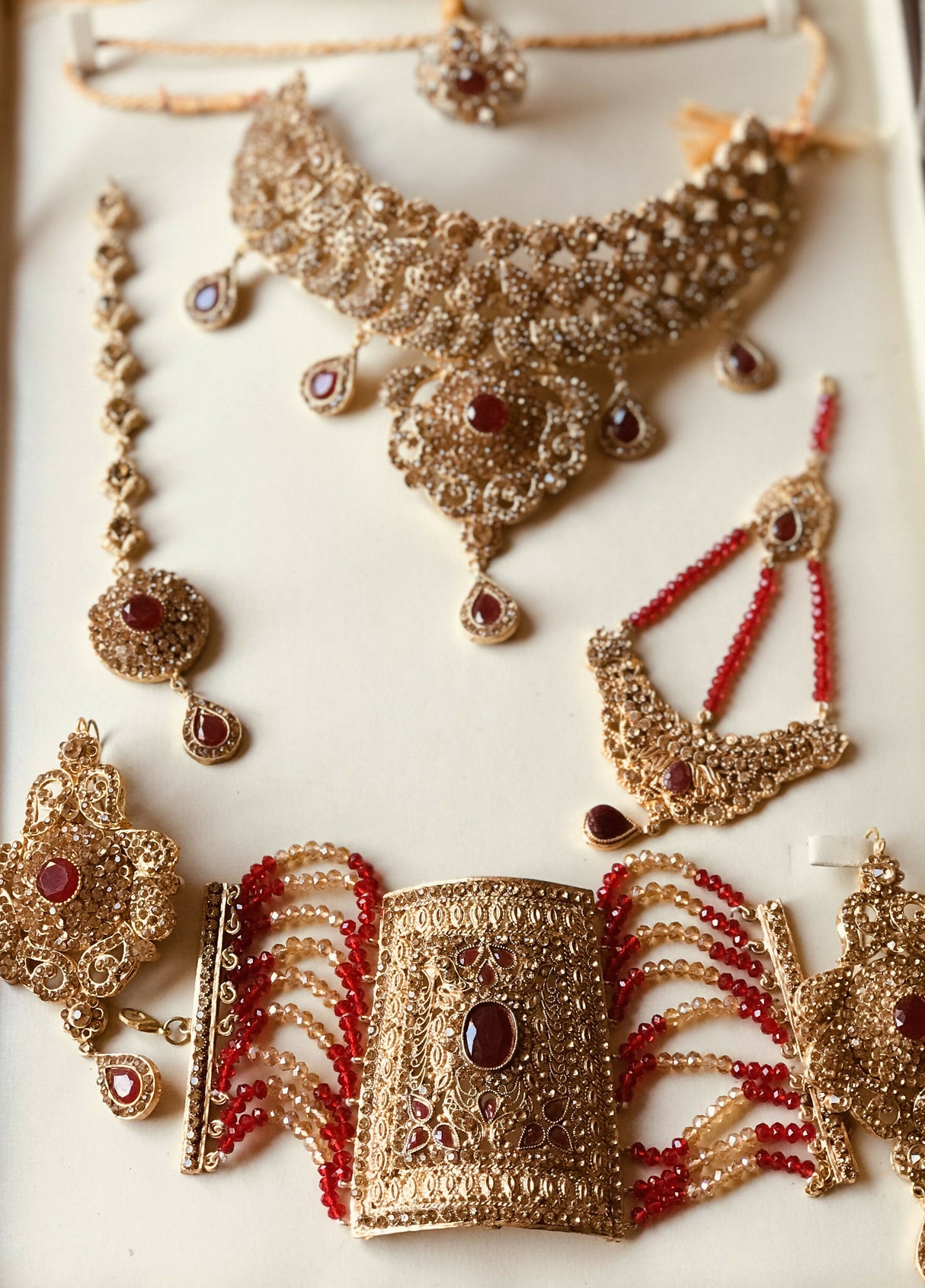 Zeenat Jewellery Set | Women Jewelry | Wedding Jewelry & Sets | 6Pcs | Worn Once