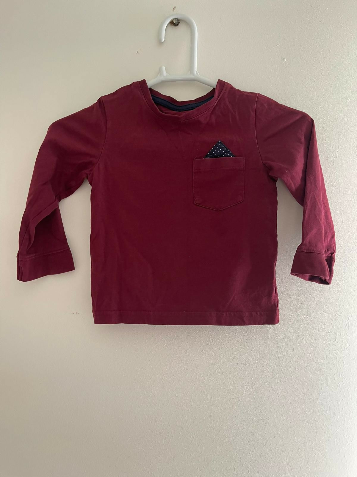 Mothercare | Brown Maroon Shirt | Boys Tops and Shirts | Size: 1.5 to 2 Yrs | Preloved